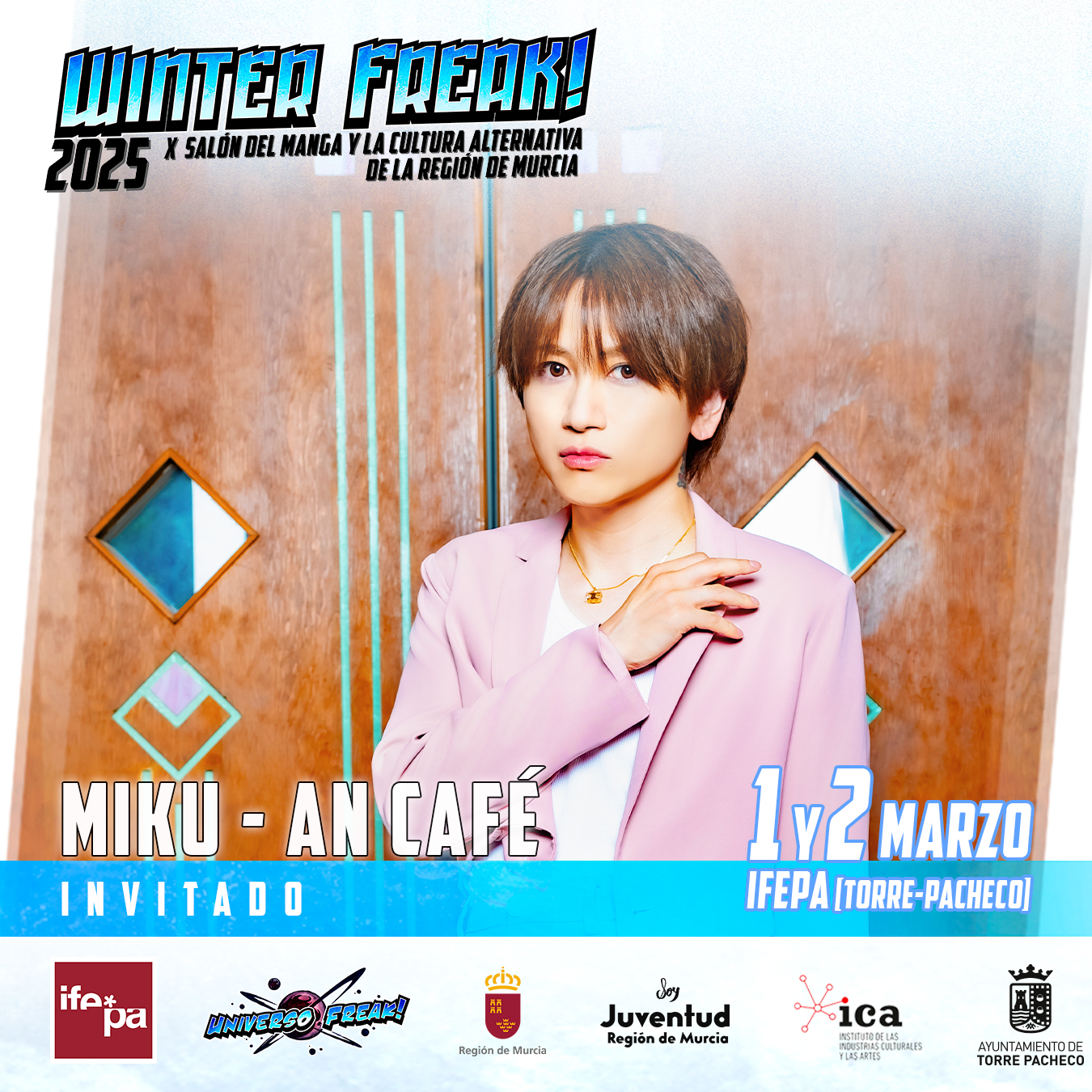 Miku de An Cafe en concierto en Winter Freak Murcia 2025